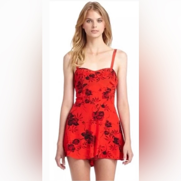 Free People Roses Romper - Picture 1 of 6